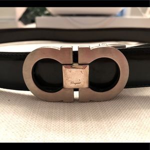 Salvatore Ferragamo Reversible Double Gancini Belt